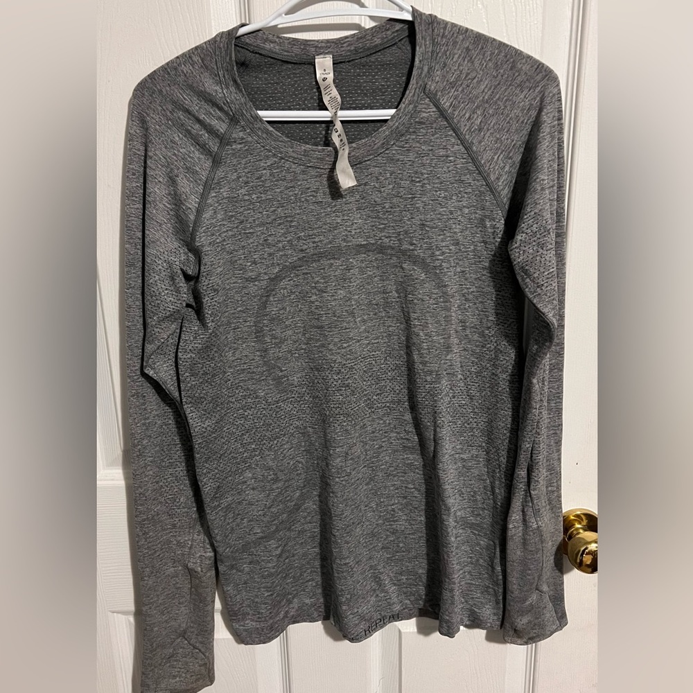Grey Lululemon Swiftly Tech Long Sleeve 2.0
